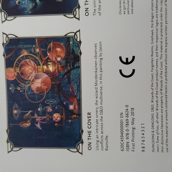 ⭐️ Dungeons & Dragons Mordenkainen's Tome of Foes Hardcover Book First Edition - Picture 5 of 10